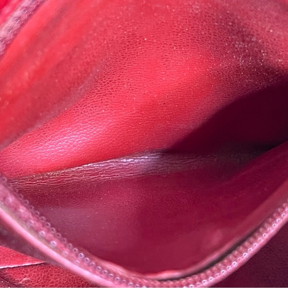 💕SOLD💕Chanel CC red quilted leather belt bag bum bag vintage - Picture 11 of 15